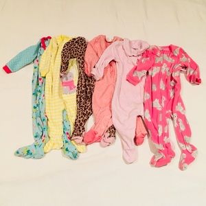 6month girl pajama BundleCarter’s/absorba 6 pairs